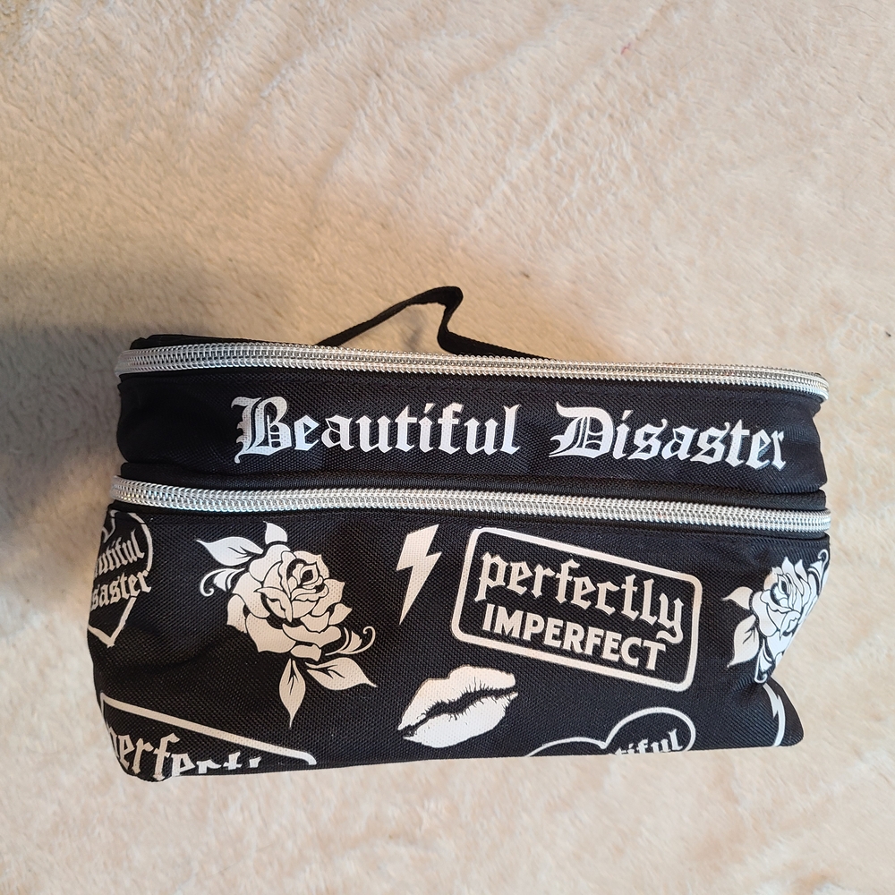 Beautiful Disaster Makeup Bag